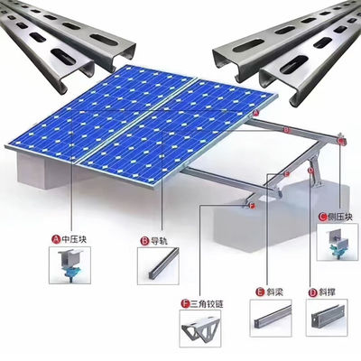 Solarpanel für Wohnwagen Schienenhalter Tiltable Mounts für das Dach