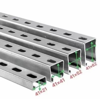 C-Typ Stahl Unistrut Seismische Bremssupport Schlitzkanal Abschnitt