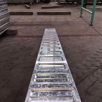 Hot Dip Galvanized Steel Raceway Tray Ladder 100mm individuell angepasst