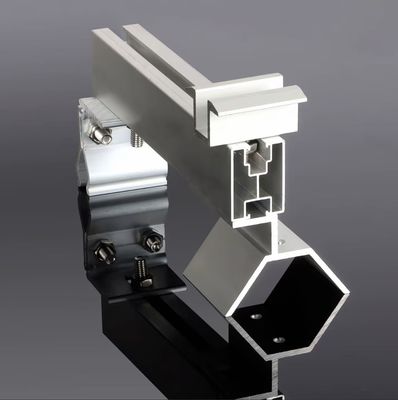 Korrosionsbeständige Solarzentrale Schienenhalter Aluminiumlegierung 21 mm