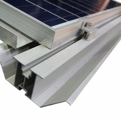ODM-Aluminiumlegierung Solarpaneel Schienensystem Abwasserkanal Dachmontage